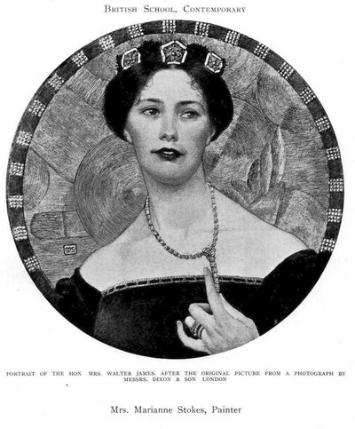 Portrait de Mme Walter James - Marianne Stokes